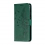עבור Google Pixel 3 XL כיסוי ארנק / ספר עשוי מעור בצבע ירוק עם חריצים לכרטיסי אשראי