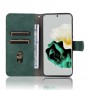עבור Huawei P60 Pro כיסוי ארנק / ספר עשוי מעור בצבע ירוק עם חריצים לכרטיסי אשראי