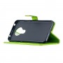 עבור Nokia 5.3 כיסוי ארנק / ספר עשוי מעור בצבע ירוק עם חריצים לכרטיסי אשראי