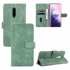 עבור OnePlus 7 Pro כיסוי ארנק / ספר עשוי מעור בצבע ירוק עם חריצים לכרטיסי אשראי