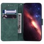 עבור Oppo A36 כיסוי ארנק / ספר עשוי מעור בצבע ירוק עם חריצים לכרטיסי אשראי
