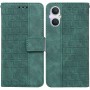 עבור Oppo Reno7 Z 5G כיסוי ארנק / ספר עשוי מעור בצבע ירוק עם חריצים לכרטיסי אשראי
