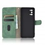 עבור Realme 7 Pro כיסוי ארנק / ספר עשוי מעור בצבע ירוק עם חריצים לכרטיסי אשראי