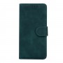 עבור Realme C17 כיסוי ארנק / ספר עשוי מעור בצבע ירוק עם חריצים לכרטיסי אשראי