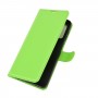 עבור Samsung Galaxy A32 5G כיסוי ארנק / ספר עשוי מעור בצבע ירוק עם חריצים לכרטיסי אשראי