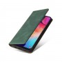 עבור Samsung Galaxy A50 כיסוי ארנק / ספר עשוי מעור בצבע ירוק עם חריצים לכרטיסי אשראי