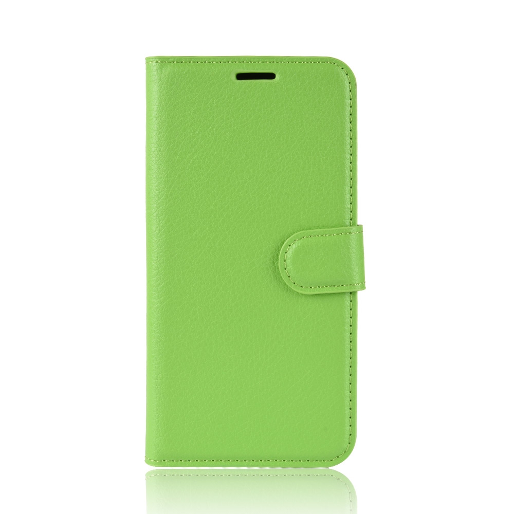עבור Samsung Galaxy A51 כיסוי ארנק / ספר עשוי מעור בצבע ירוק עם חריצים לכרטיסי אשראי