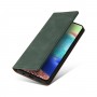 עבור Samsung Galaxy A71 כיסוי ארנק / ספר עשוי מעור בצבע ירוק עם חריצים לכרטיסי אשראי