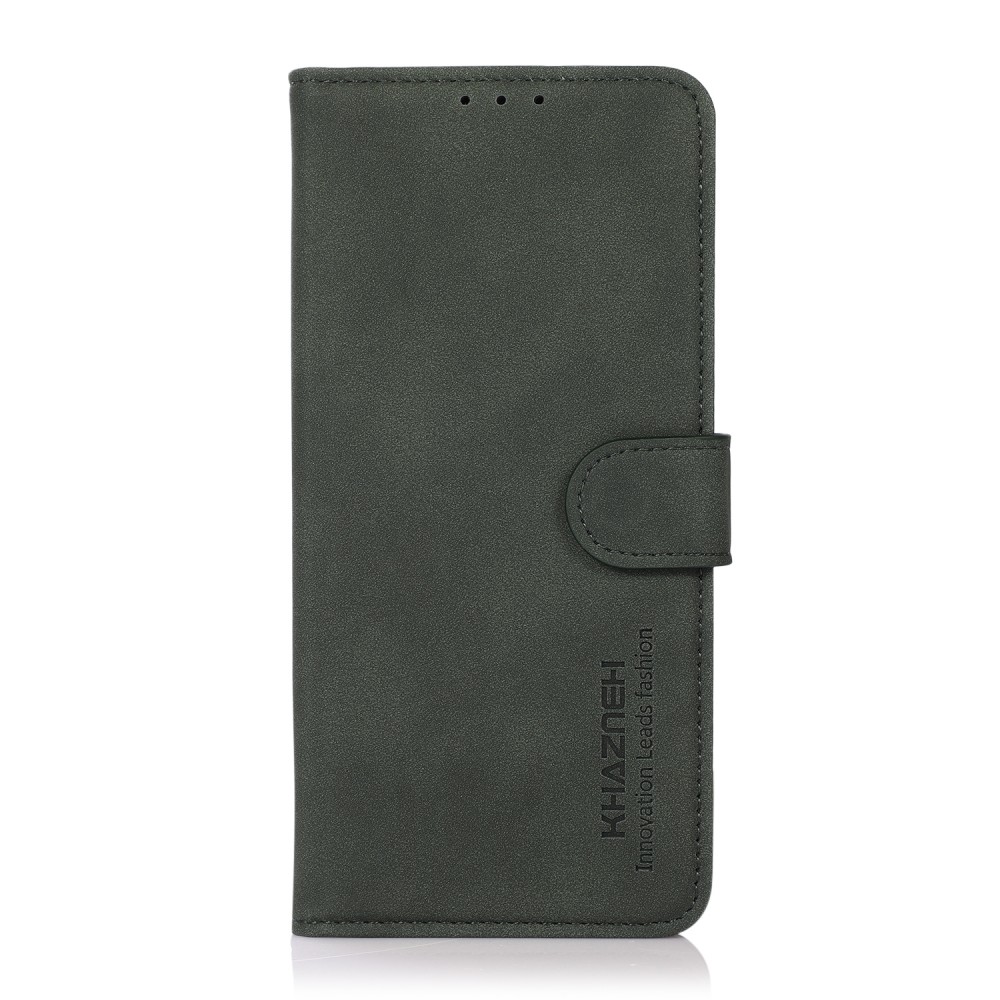 עבור Samsung Galaxy M13 כיסוי ארנק / ספר עשוי מעור בצבע ירוק עם חריצים לכרטיסי אשראי