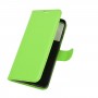 עבור Samsung Galaxy S21 5G כיסוי ארנק / ספר עשוי מעור בצבע ירוק עם חריצים לכרטיסי אשראי