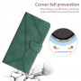 עבור Xiaomi Poco M5s כיסוי ארנק / ספר עשוי מעור בצבע ירוק עם חריצים לכרטיסי אשראי