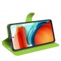עבור Xiaomi Poco X3 GT כיסוי ארנק / ספר עשוי מעור בצבע ירוק עם חריצים לכרטיסי אשראי
