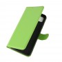 עבור Xiaomi Redmi 9C כיסוי ארנק / ספר עשוי מעור בצבע ירוק עם חריצים לכרטיסי אשראי
