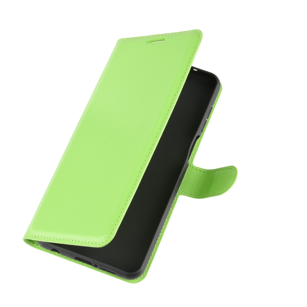 עבור Xiaomi Redmi Note 9 Pro כיסוי ארנק / ספר עשוי מעור בצבע ירוק עם חריצים לכרטיסי אשראי