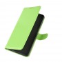 עבור Xiaomi Redmi Note 9 Pro כיסוי ארנק / ספר עשוי מעור בצבע ירוק עם חריצים לכרטיסי אשראי