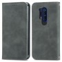 עבור OnePlus 8 Pro כיסוי ארנק / ספר עשוי מעור בצבע אפור עם חריצים לכרטיסי אשראי