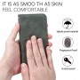 עבור OnePlus 8 Pro כיסוי ארנק / ספר עשוי מעור בצבע אפור עם חריצים לכרטיסי אשראי