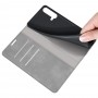 עבור OnePlus Nord CE 5G כיסוי ארנק / ספר עשוי מעור בצבע אפור עם חריצים לכרטיסי אשראי