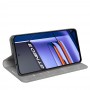 עבור Realme GT Neo 3 כיסוי ארנק / ספר עשוי מעור בצבע אפור עם חריצים לכרטיסי אשראי