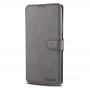 עבור Samsung Galaxy A91 כיסוי ארנק / ספר עשוי מעור בצבע אפור עם חריצים לכרטיסי אשראי