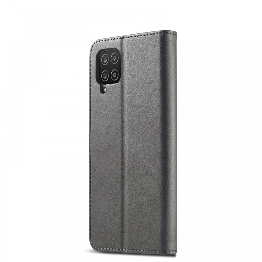 עבור Samsung Galaxy M53 כיסוי ארנק / ספר עשוי מעור בצבע אפור עם חריצים לכרטיסי אשראי