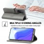 עבור Xiaomi Poco M3 Pro כיסוי ארנק / ספר עשוי מעור בצבע אפור עם חריצים לכרטיסי אשראי