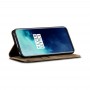 עבור OnePlus 7T Pro כיסוי ארנק / ספר עשוי מעור בצבע חָקִי עם חריצים לכרטיסי אשראי