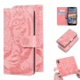 עבור Nokia 4.2 כיסוי ארנק / ספר עשוי מעור בצבע ורוד עם חריצים לכרטיסי אשראי