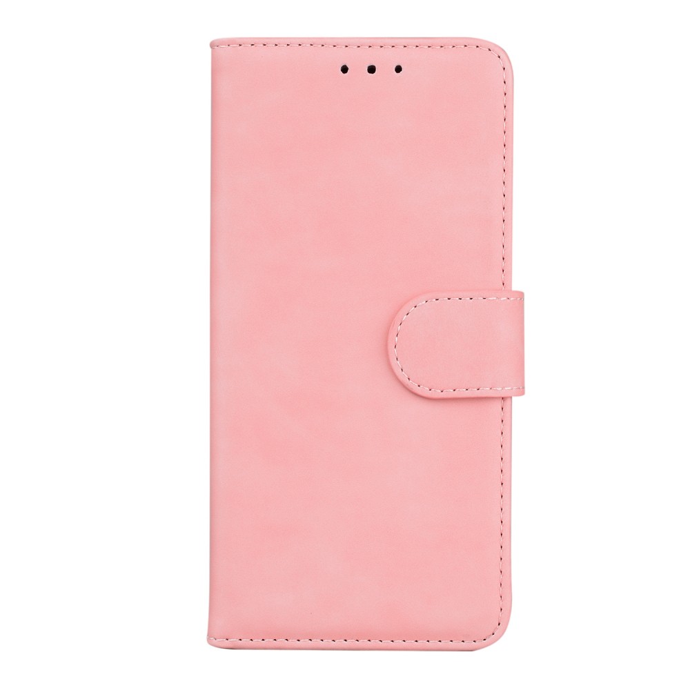 עבור Realme 7i כיסוי ארנק / ספר עשוי מעור בצבע ורוד עם חריצים לכרטיסי אשראי