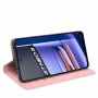 עבור Realme GT Neo 3 כיסוי ארנק / ספר עשוי מעור בצבע ורוד עם חריצים לכרטיסי אשראי