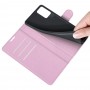 עבור Xiaomi Redmi 10 כיסוי ארנק / ספר עשוי מעור בצבע ורוד עם חריצים לכרטיסי אשראי