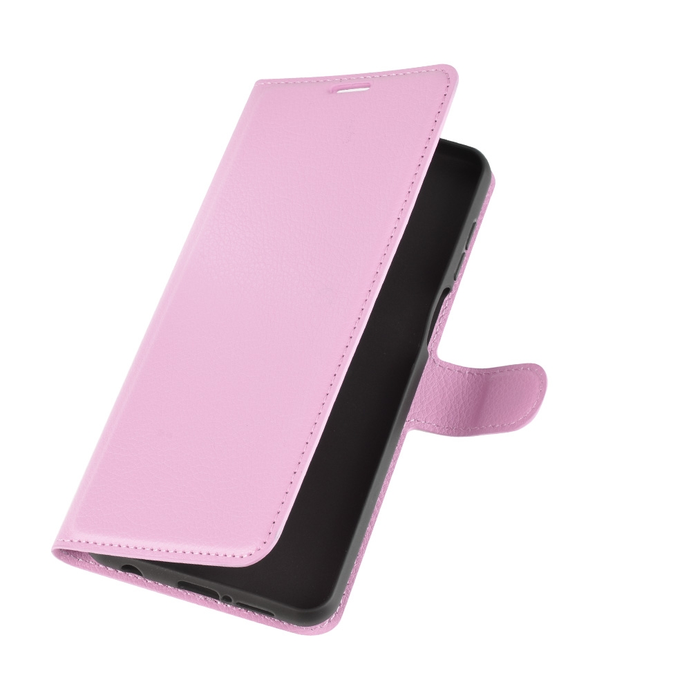 עבור Xiaomi Redmi Note 9 Pro Max כיסוי ארנק / ספר עשוי מעור בצבע ורוד עם חריצים לכרטיסי אשראי
