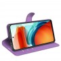 עבור Xiaomi Poco X3 GT כיסוי ארנק / ספר עשוי מעור בצבע סגול עם חריצים לכרטיסי אשראי