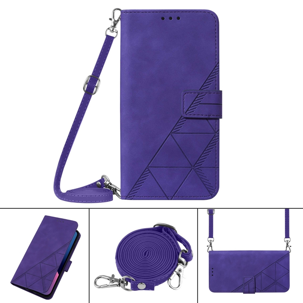 עבור Xiaomi Redmi Note 12 Turbo כיסוי ארנק / ספר עשוי מעור בצבע סגול עם חריצים לכרטיסי אשראי