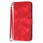 עבור Huawei Mate 10 Pro כיסוי ארנק / ספר עשוי מעור בצבע אדום עם חריצים לכרטיסי אשראי