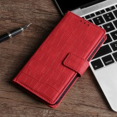 עבור Nokia 7.2 כיסוי ארנק / ספר עשוי מעור בצבע אדום עם חריצים לכרטיסי אשראי