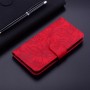 עבור Oppo A92s כיסוי ארנק / ספר עשוי מעור בצבע אדום עם חריצים לכרטיסי אשראי