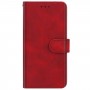 עבור Realme 9 Pro כיסוי ארנק / ספר עשוי מעור בצבע אדום עם חריצים לכרטיסי אשראי
