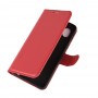 עבור Samsung Galaxy A01 Core כיסוי ארנק / ספר עשוי מעור בצבע אדום עם חריצים לכרטיסי אשראי