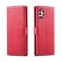 עבור Samsung Galaxy A13 כיסוי ארנק / ספר עשוי מעור בצבע אדום עם חריצים לכרטיסי אשראי