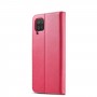 עבור Samsung Galaxy M53 כיסוי ארנק / ספר עשוי מעור בצבע אדום עם חריצים לכרטיסי אשראי