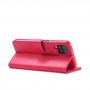 עבור Samsung Galaxy M53 כיסוי ארנק / ספר עשוי מעור בצבע אדום עם חריצים לכרטיסי אשראי
