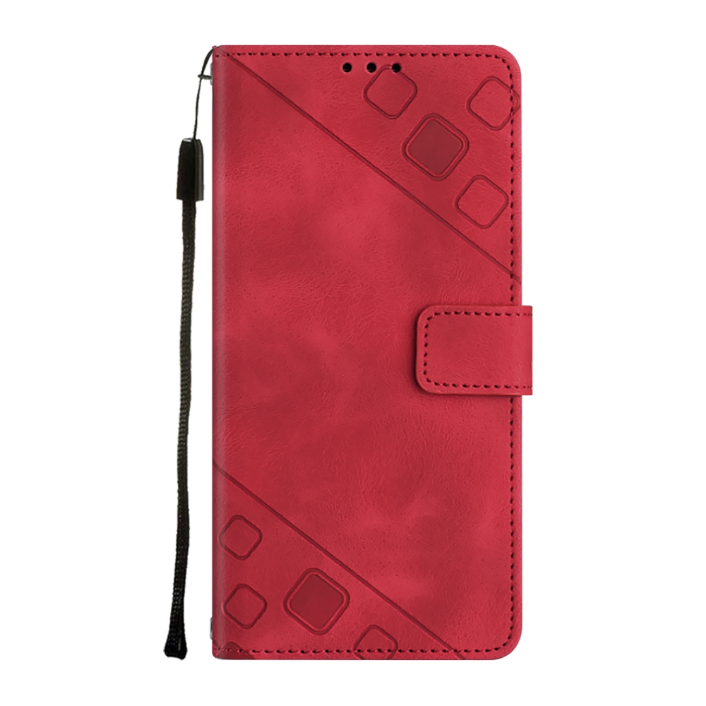 עבור Samsung Galaxy Note9 כיסוי ארנק / ספר עשוי מעור בצבע אדום עם חריצים לכרטיסי אשראי