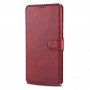 עבור Samsung Galaxy S10 Lite כיסוי ארנק / ספר עשוי מעור בצבע אדום עם חריצים לכרטיסי אשראי