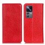 עבור Xiaomi 12T Pro כיסוי ארנק / ספר עשוי מעור בצבע אדום עם חריצים לכרטיסי אשראי