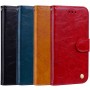 עבור Xiaomi Mi 8 כיסוי ארנק / ספר עשוי מעור בצבע אדום עם חריצים לכרטיסי אשראי