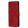 עבור Xiaomi Mi Note 10 כיסוי ארנק / ספר עשוי מעור בצבע אדום עם חריצים לכרטיסי אשראי