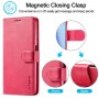 עבור Xiaomi Poco M3 Pro כיסוי ארנק / ספר עשוי מעור בצבע אדום עם חריצים לכרטיסי אשראי