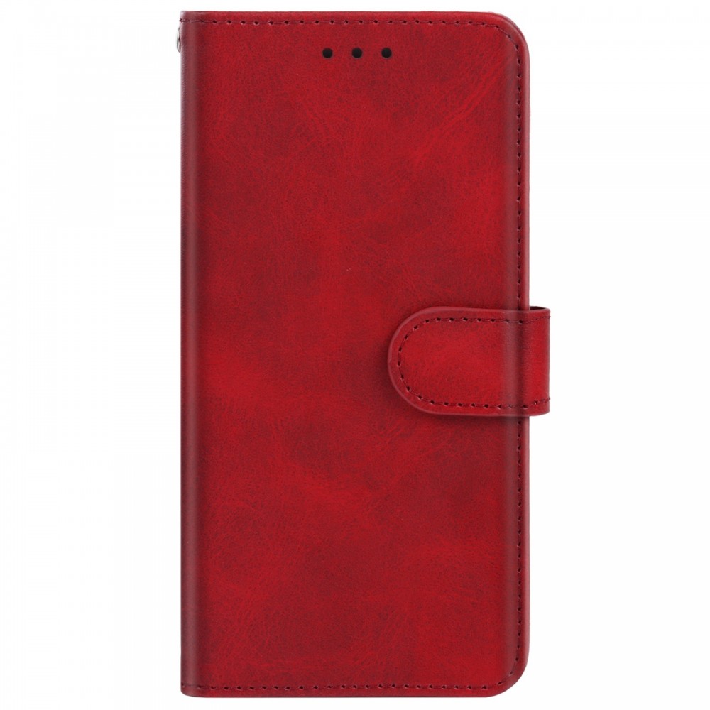 עבור Xiaomi Redmi A1+ כיסוי ארנק / ספר עשוי מעור בצבע אדום עם חריצים לכרטיסי אשראי