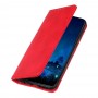 עבור Xiaomi Redmi K50 Ultra כיסוי ארנק / ספר עשוי מעור בצבע אדום עם חריצים לכרטיסי אשראי